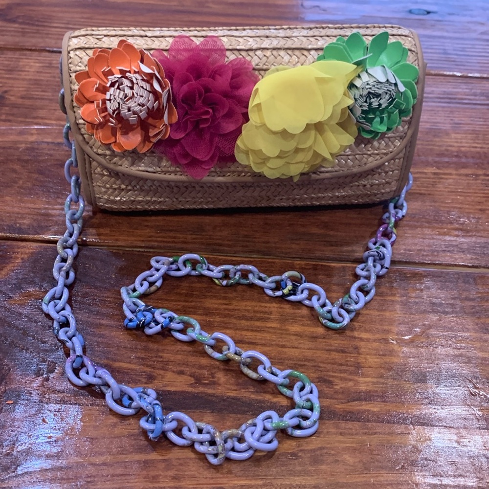 Retired Betsy Johnson Picnic Flower Bag